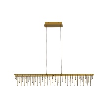 Golden Canada 5461-LP48 SSG - Golden Lighting Lucerna Integrated LED Island Light in Stainless Steel Gold